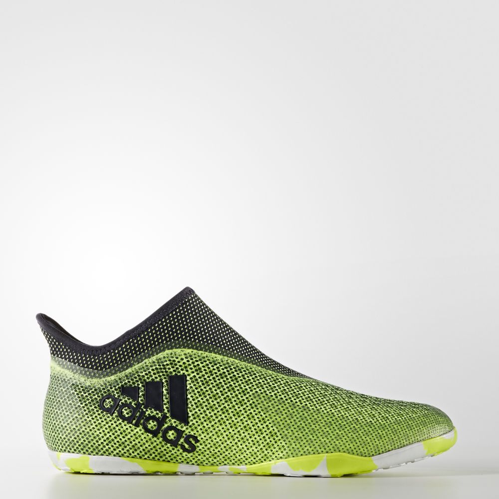 Adidas X Tango 17+ Purespeed Indoor - ποδοσφαιρικα παπουτσια ανδρικα - Κίτρινα/Κίτρινα,Μέγεθος: EU 3